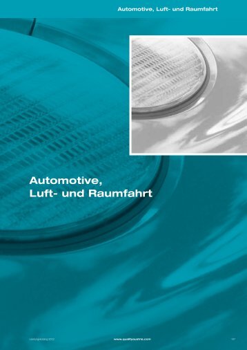 Automotive, Luft- und Raumfahrt - Quality Austria