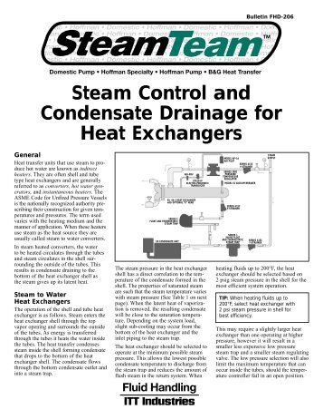 Steam Control and Condensate Drainage for Heat ... - UMBC