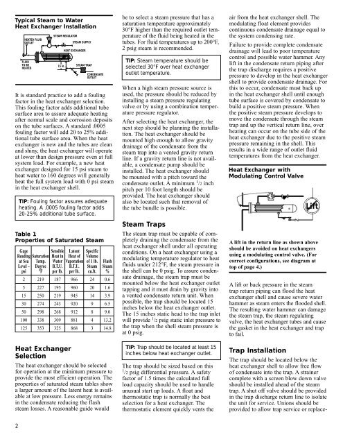 Steam Control and Condensate Drainage for Heat ... - UMBC