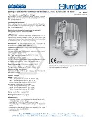 LumiglasÂ® Stainless Compact Light Series ESL 26-EX - L.J. Star, Inc.