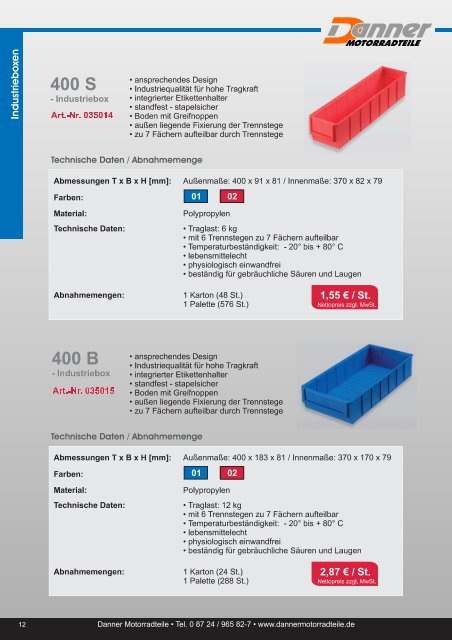 PDF-Katalog - Danner Motorradteile