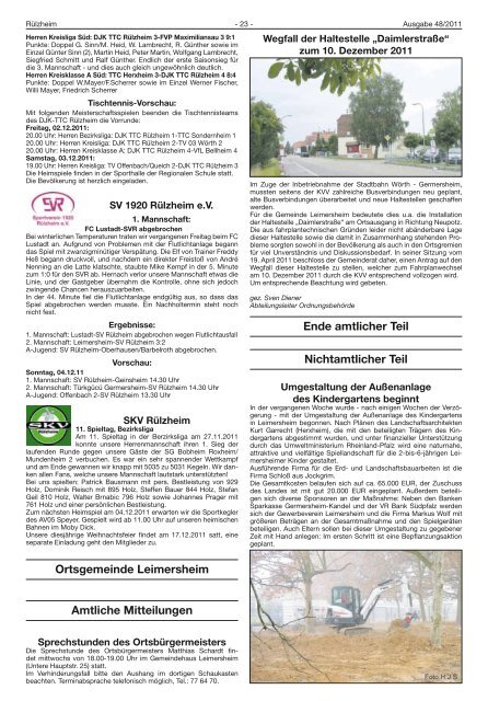 Ostern - Pfingsten - Sommerferien 2012 - Verbandsgemeinde ...