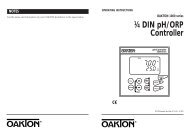 pH 1000 manual - Oakton Instruments