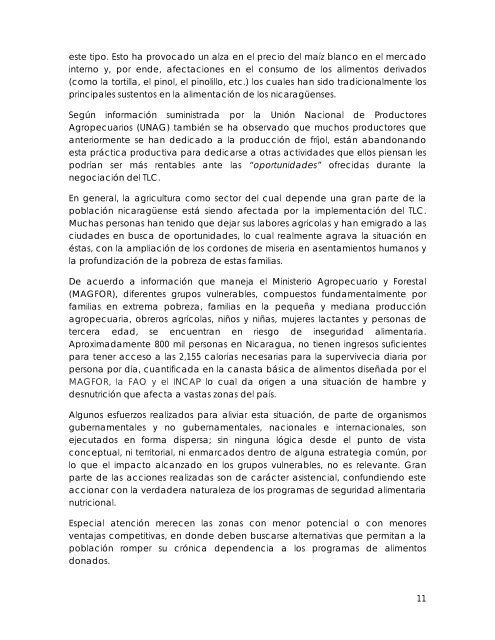 Impactos del TLC en Nicaragua.pdf - CISAS | Centro de InformaciÃ³n ...