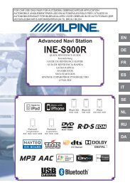 Advanced Navi Station INE-S900R - Alpine