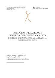 poroÄilo o realizaciji ldn 2009/2010 - Arnes