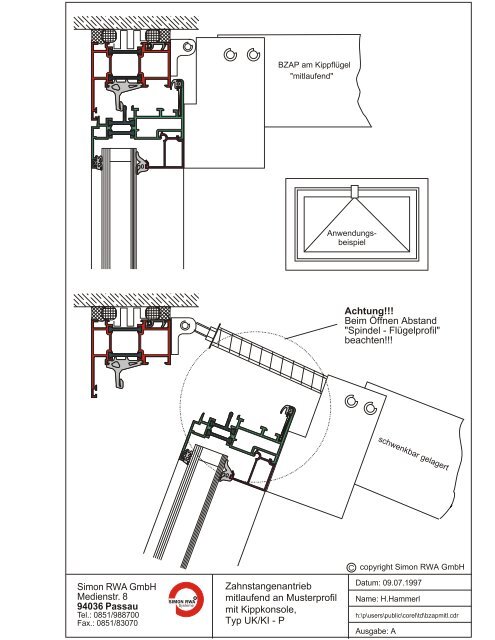 Technische Details - Simon RWA