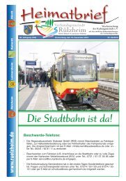 Die S-Bahn rollt! - Verbandsgemeinde Rülzheim
