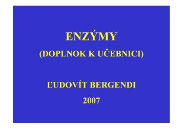 ENZÃMY- doplnok ku skÃºÅ¡ke