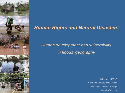 Human Rights and Natural Disasters - Ruhr-Universität Bochum