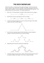 the koch snowflake