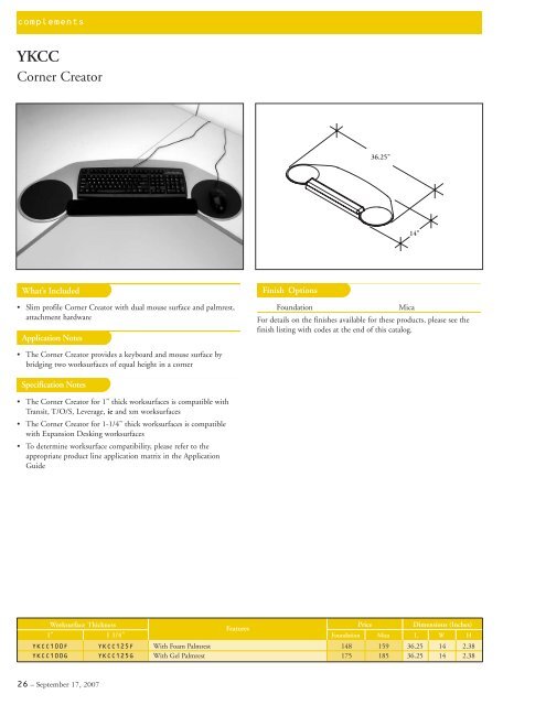 complements - The Office Furniture Group.