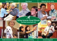 2012 Annual Report - Carol Woods Retirement Community