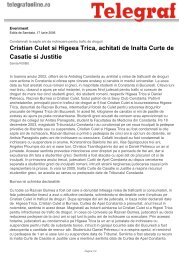Cristian Culet si Higeea Trica, achitati de Inalta Curte de ... - Telegraf