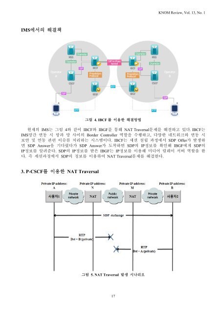 IMS의 P-CSCF를 이용한 NAT Traversal 해결방안 - KNOM