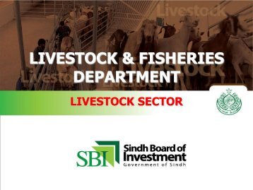 livestock & fisheries department - Sindh Board Of Investment ...