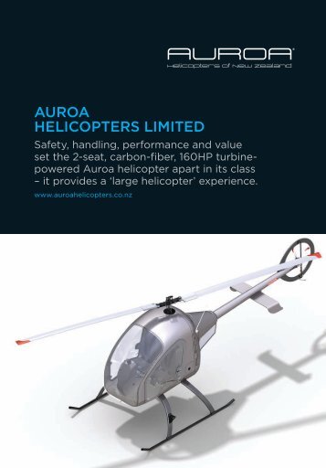 AUROA HELICOPTERS LIMITED - Aviation NZ