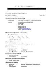 Sicherheitsdatenblatt als PDF - Werner Rumler Industriebedarf GmbH