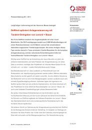 Infos zum Tandem-Drehgeber von Lenord + ... - Windkraft-Journal