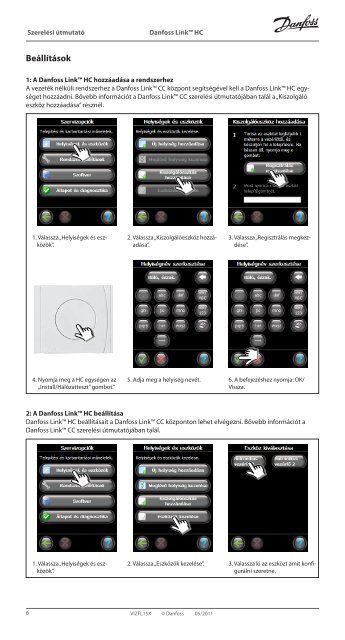Danfoss Linkâ¢ HC szerelÃ©si ÃºtmutatÃ³