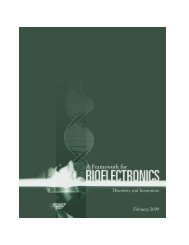 A Framework for Bioelectronics - Semiconductor Research ...