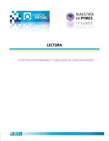 COSTOS ESTANDARES Y ANALISIS DE DESVIACIONES