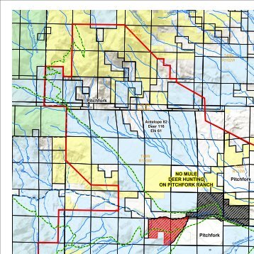 NO MULE DEER HUNTING ON PITCHFORK RANCH Pitchfork ...