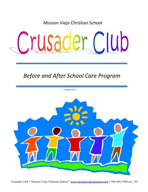 MVCS Crusader Club - Mission Viejo Christian School