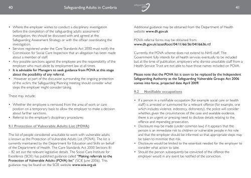 Safeguarding - Multi-Agency Policy and Procedures - NHS Cumbria