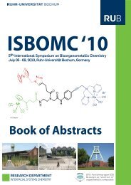 Book of Abstracts - Ruhr-Universität Bochum