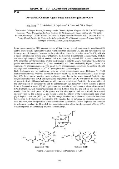 Book of Abstracts - Ruhr-Universität Bochum