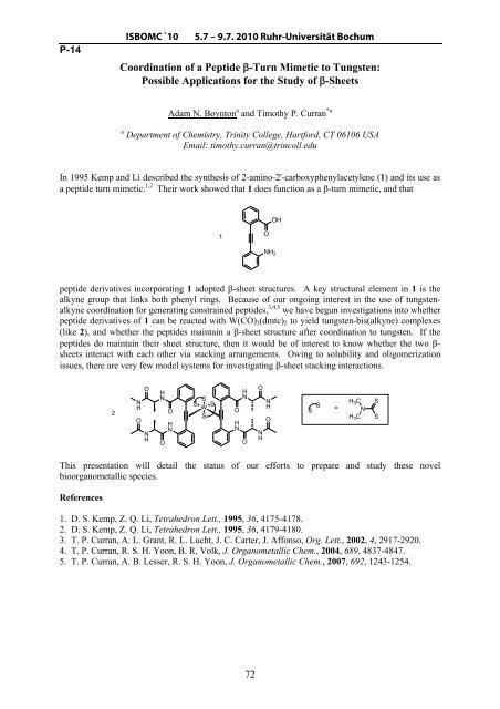 Book of Abstracts - Ruhr-Universität Bochum