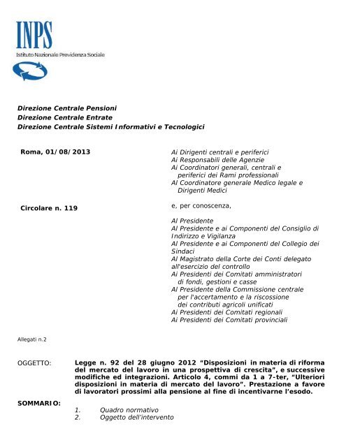 Disposizioni in materia di riforma del mercato del lavoro