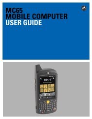 MC65 User Guide [English] (P/N 72E-133769-01 Rev. B)