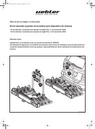 Manual de montagem e instruções Kit de extensão ... - Uebler