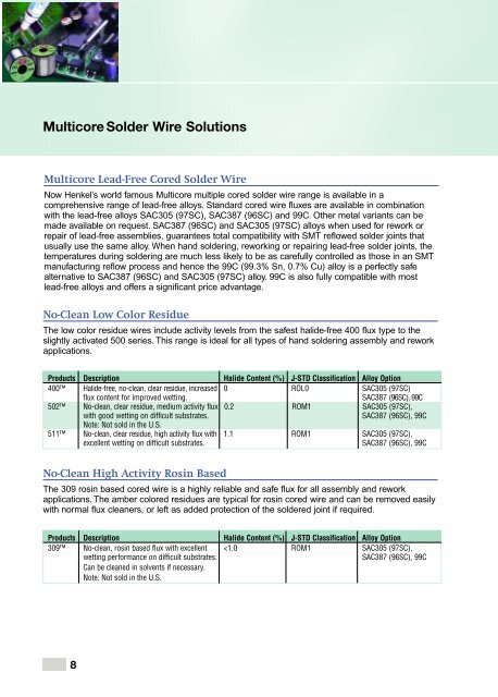 Go Lead-Free Materials Guide - Loctite