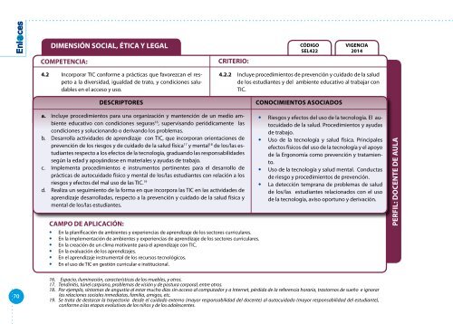 Actualización de Competencias y Estándares TIC en la Profesión Docente 2011