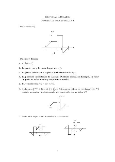 Soluciones al problema 1