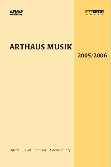 arthaus musik 2005/2006
