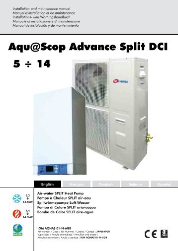 Aqu@scop Advance Split DCI 5 ÷ 14 - Certus