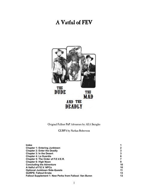 A Vatful of FEV - GURPS Fallout - Free
