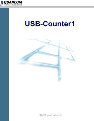 USB-Counter1 - QUANCOM Informationssysteme GmbH