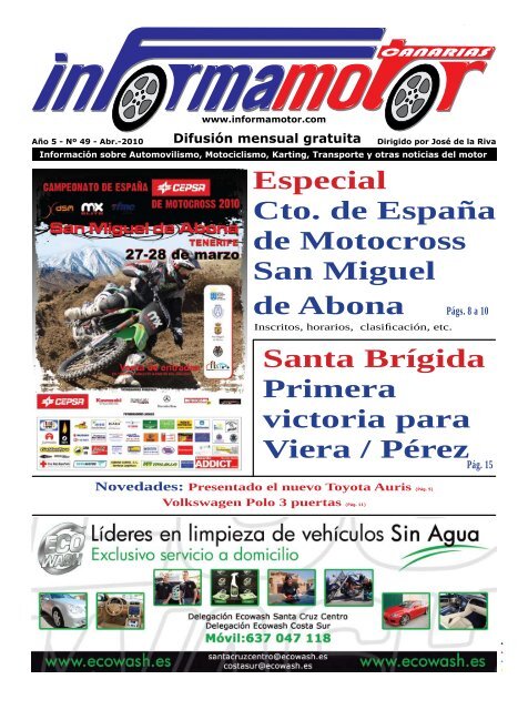 Especial Cto. de EspaÃ±a de Motocross San Miguel ... - Informamotor