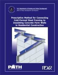 Prescriptive Method for Connecting Cold-Formed Steel Framing to ...