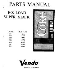 E-Z Load Super-Stack Parts Manual - Vendo