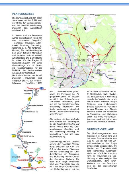 B 304 / St 2105 Nordumfahrung Traunstein - Staatliches Bauamt ...