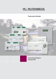 Telecontrol-Geräte - Rutenbeck