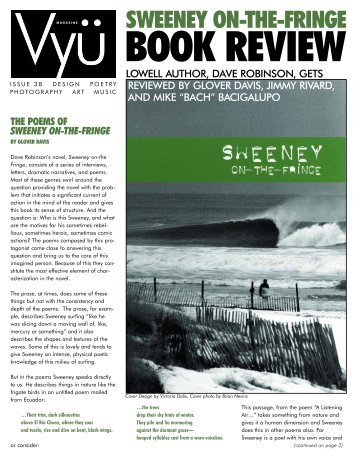 SWEENEY ON-THE-FRINGE - Vyu Magazine