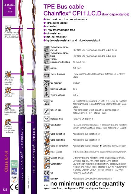 Chainflex cables