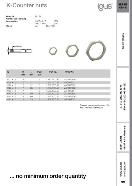 Chainflex cables